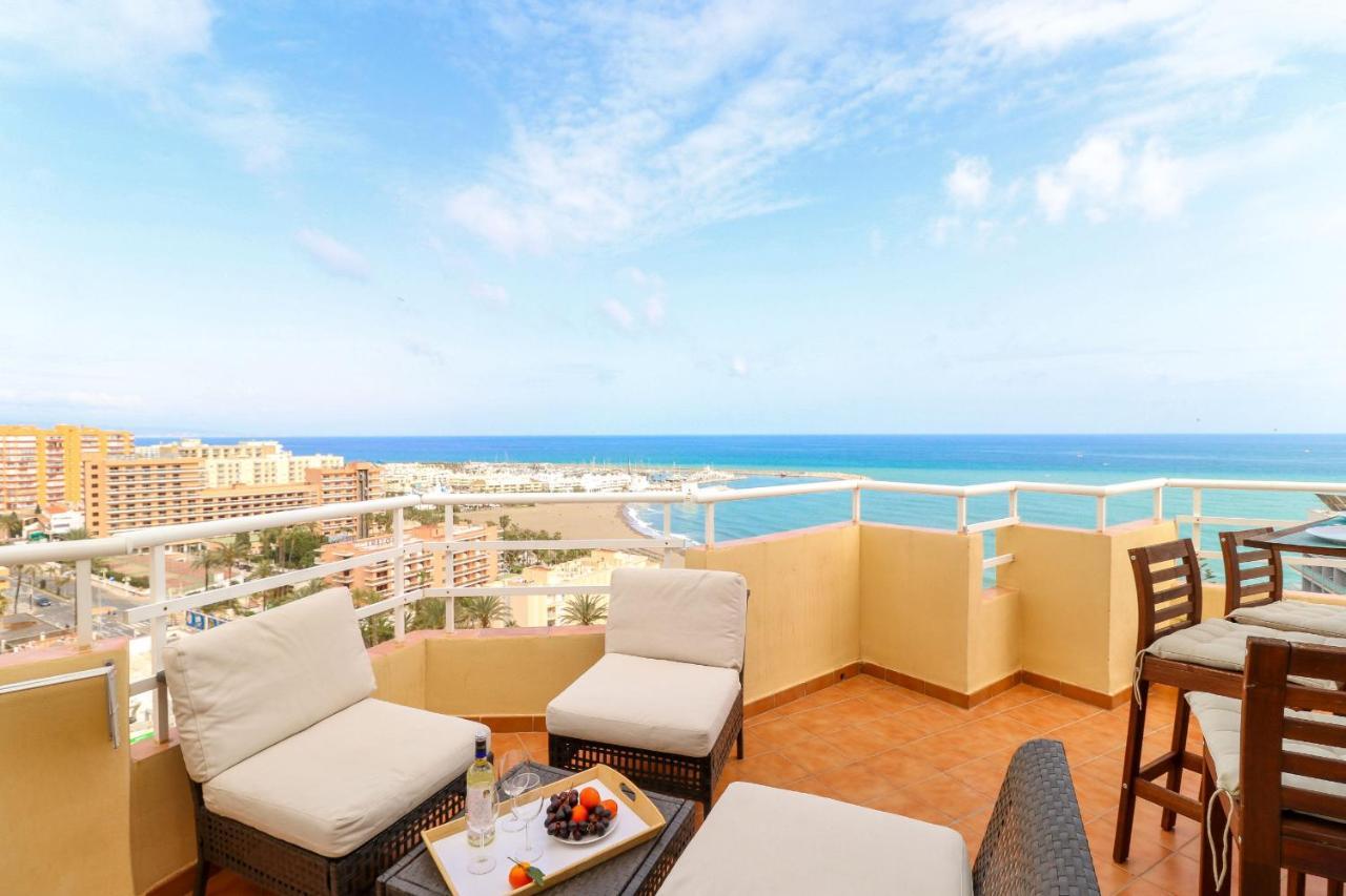 Penthouse With Panoramic Views - Puerto Marina Benalmádena Exterior foto